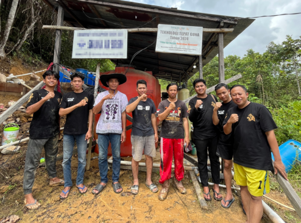 Mewujudkan Sumber Kehidupan yang Layak di Kelurahan Mentawir : Yayasan Bina Mulia Balikpapan Bangun Filtrasi Air Bersih