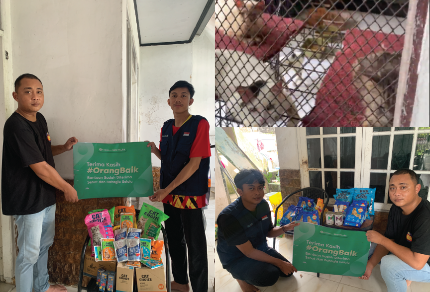 Bantuan Pasokan Makanan Anabul untuk Balikpapan Animal Care