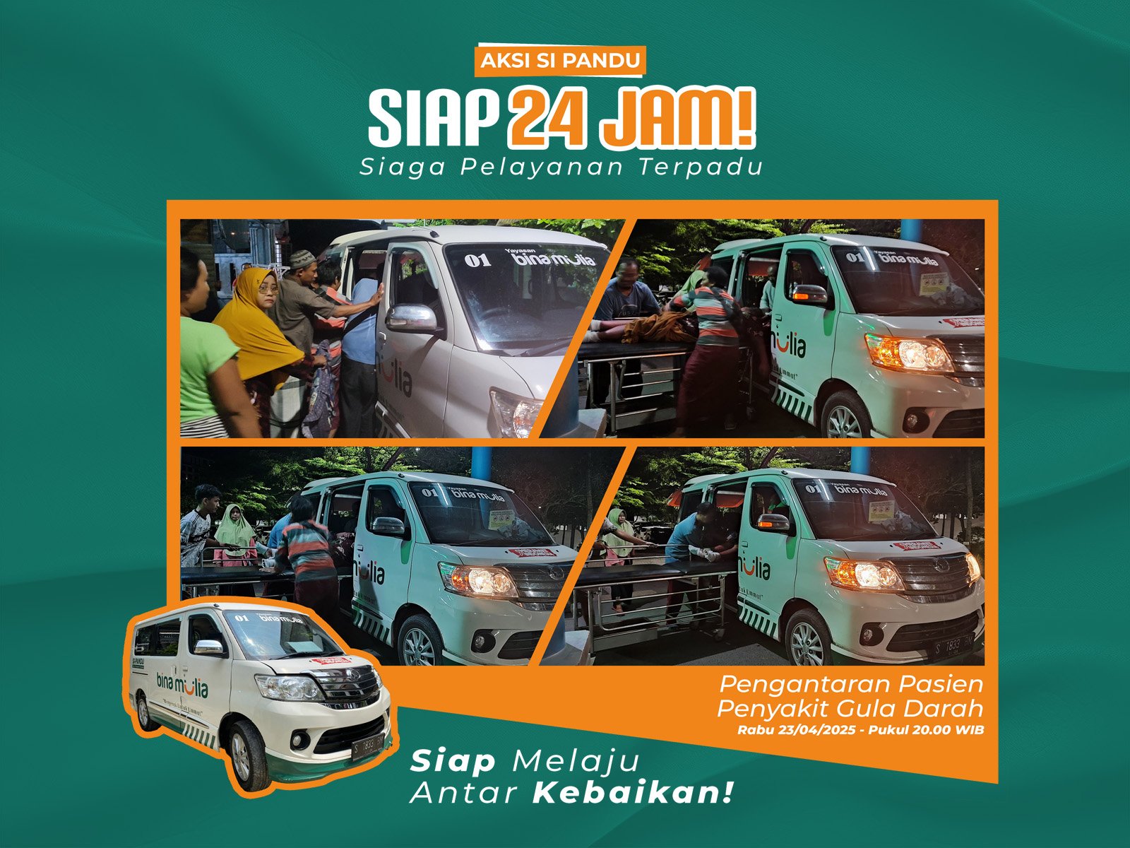 Aksi Nyata Si-Pandu: Layanan Darurat Gratis untuk Masyarakat Bojonegoro