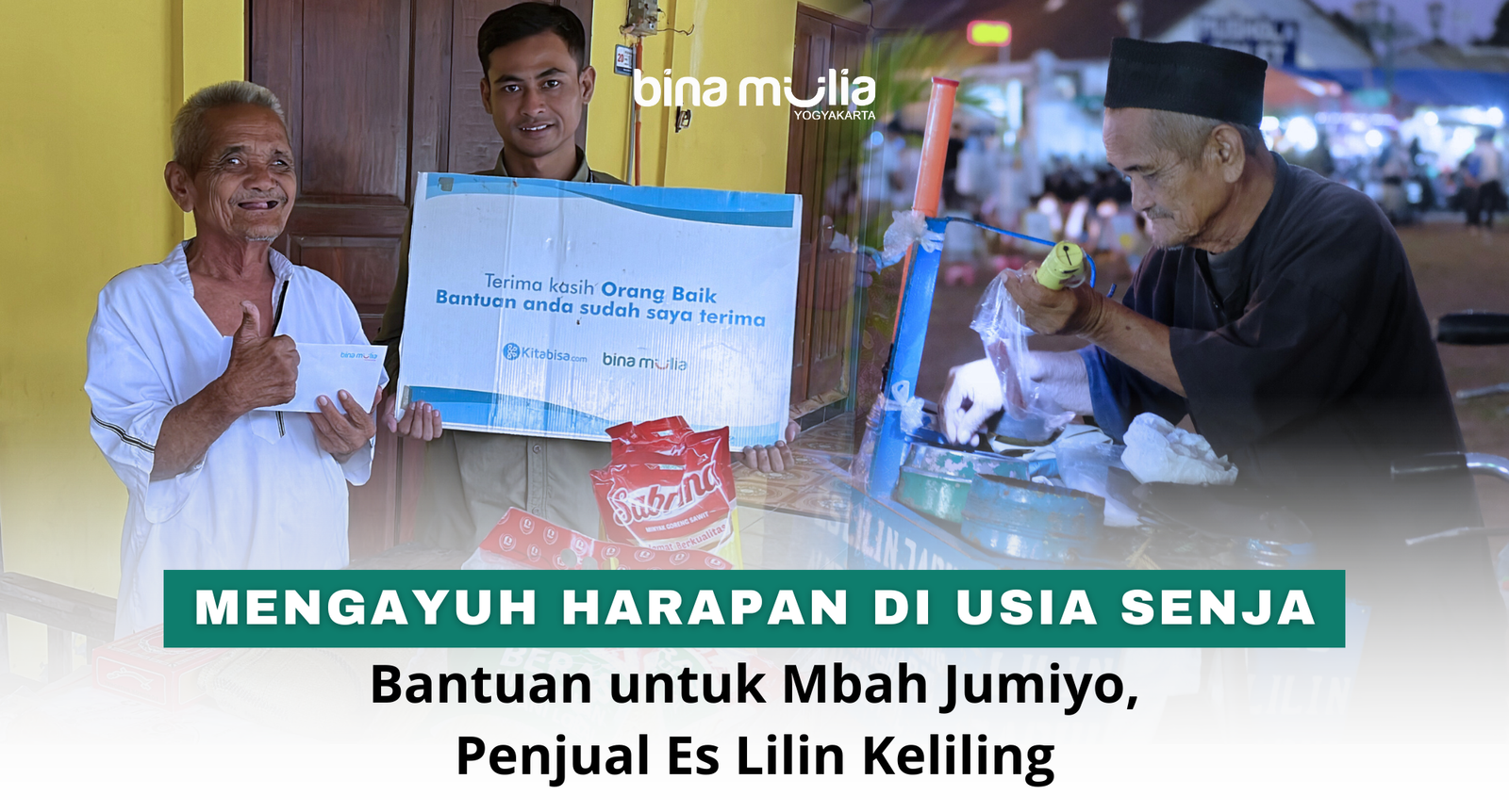 Mengayuh Harapan di Usia Senja: Bantuan untuk Mbah Jumiyo, Penjual Es Lilin Keliling