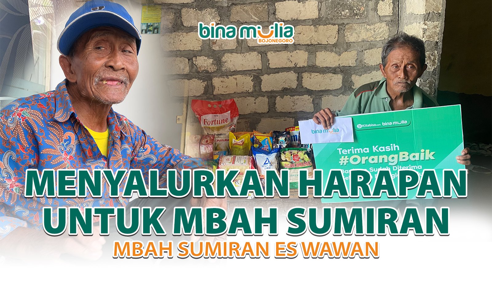 Menyalurkan Harapan: Bantuan Yayasan Bina Mulia untuk Mbah Sumiran
