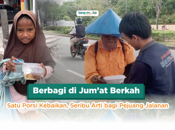 Jum’at Berkah : Satu Porsi Kebaikan, Seribu Arti bagi Pejuang Jalanan