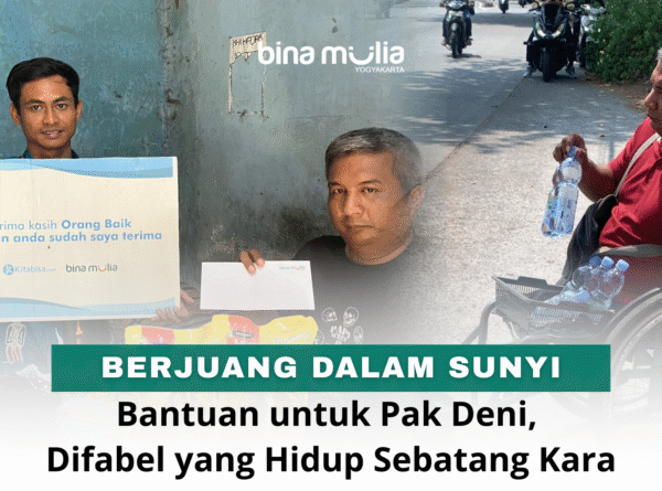 Berjuang dalam Sunyi: Bantuan untuk Pak Deni, Difabel yang Hidup Sebatang Kara
