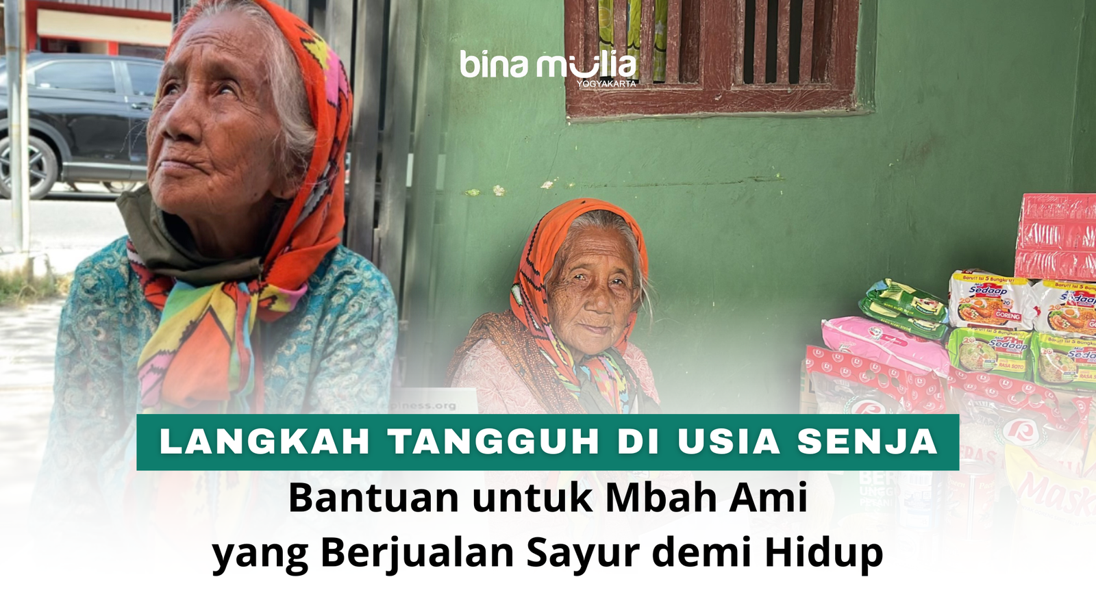 Langkah Tangguh di Usia Senja: Bantuan untuk Mbah Ami yang Berjualan Sayur demi Hidup