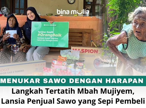 Langkah Tertatih Mbah Mujiyem, Lansia Penjual Sawo yang Sepi Pembeli