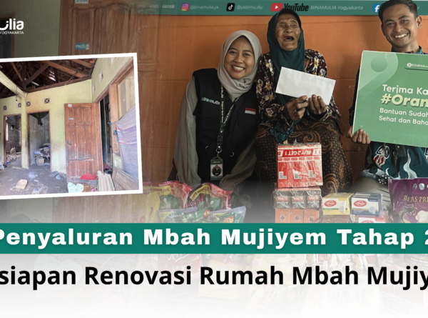 Penyaluran Bantuan Tahap Kedua untuk Mbah Mujiyem