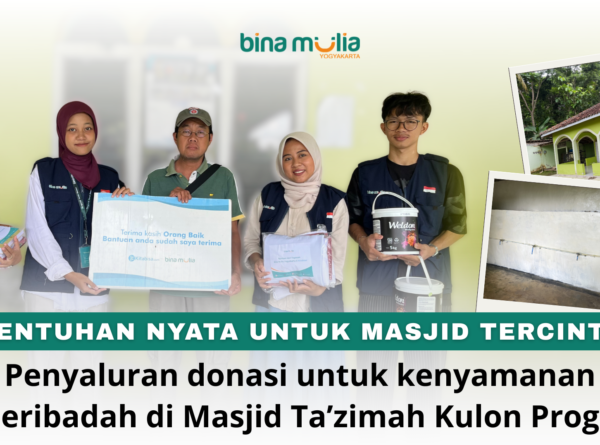 Penyaluran donasi untuk kenyamanan beribadah di Masjid Ta’zimah Kulon Progo