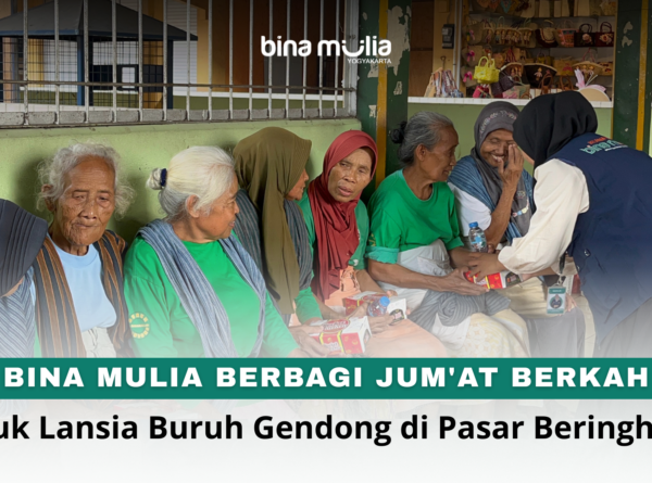 Bina Mulia Berbagi untuk Lansia Buruh Gendong di Pasar Beringharjo