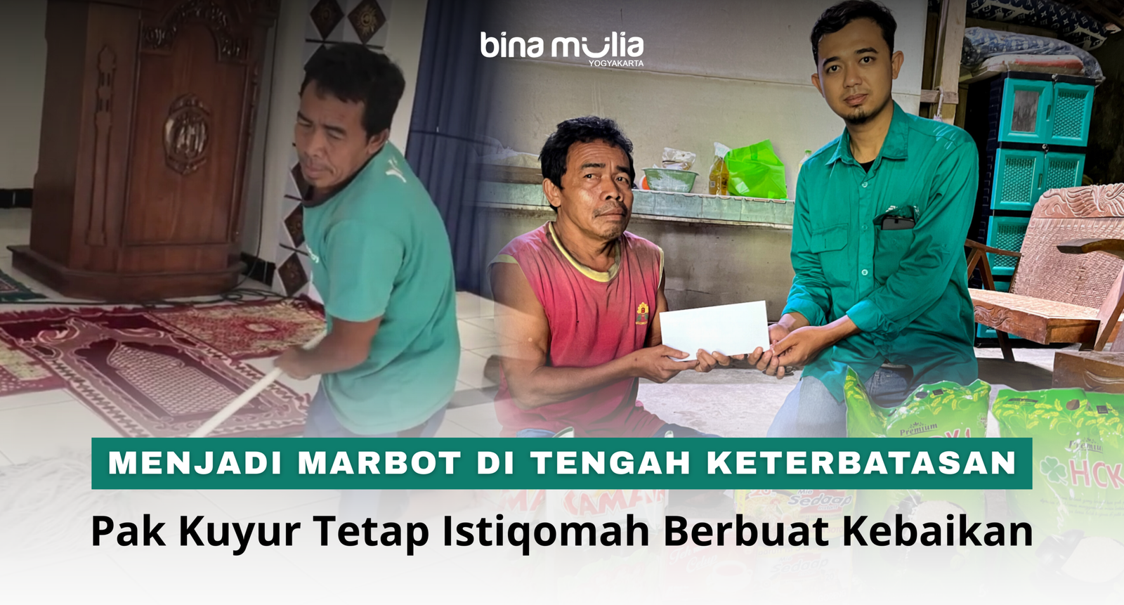 Menjadi Marbot di Tengah Keterbatasan, Pak Kuyur Tetap Istiqomah Berbuat Kebaikan